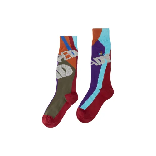 Vivienne Westwood Фиолетовые Женские Носки MID до икры