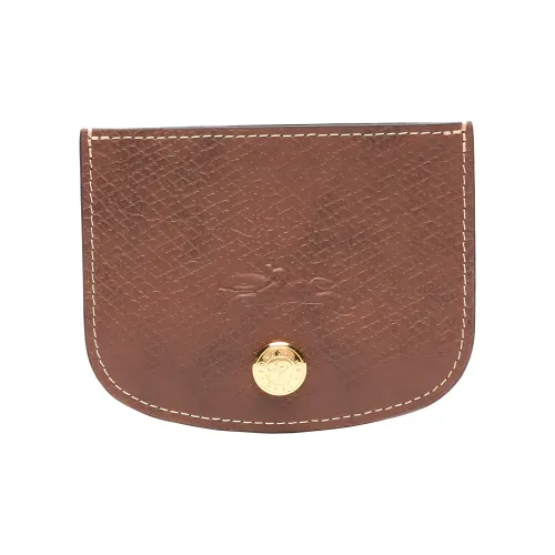 LONGCHAMP Épure Коровья кожа Держатель для карт Женский Коричневый