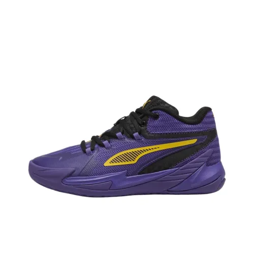 PUMA Dagger MID Топ Детские Баскетбольные Кроссовки Фиолетовые Подростковые