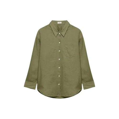 ARITZIA WILFRED Relaxed Linen Shirt Women's