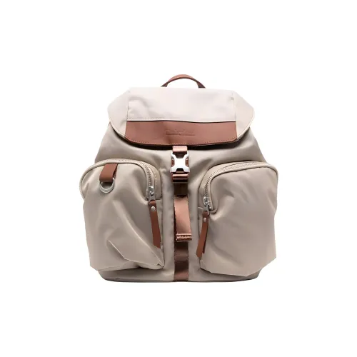 Timberland Коровья кожа Комбинированный рюкзак Мужской Светлый бежевый Кремовый коричневый