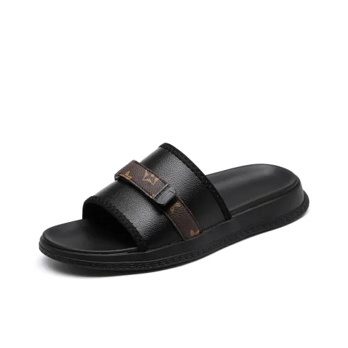 HUITE Кожаные Пэчворк Антизапахивающие Слипоны Мужские