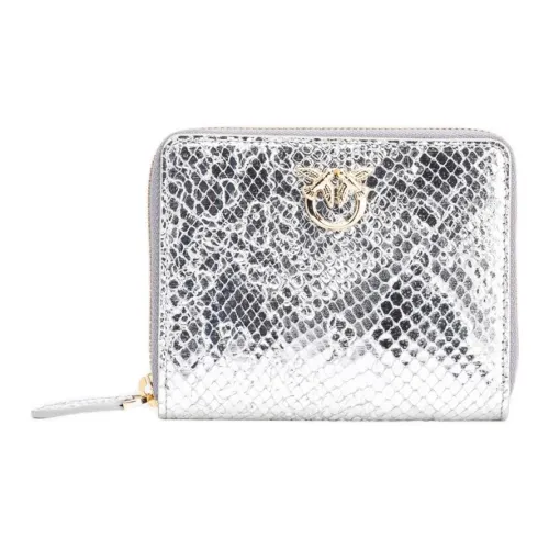 PINKO Galleria Телячья кожа Кошелек Женское Серебро