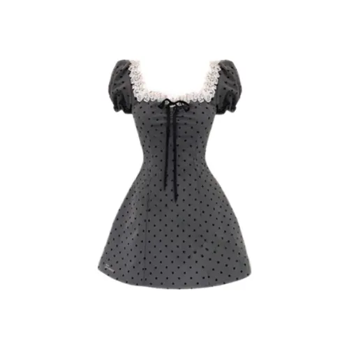 MA JOURNEE Короткое платье с короткими рукавами женское