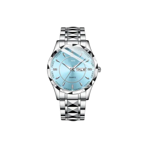 RISTOS Кварцевый механизм ремешок из нержавеющей стали мужские часы синий циферблат