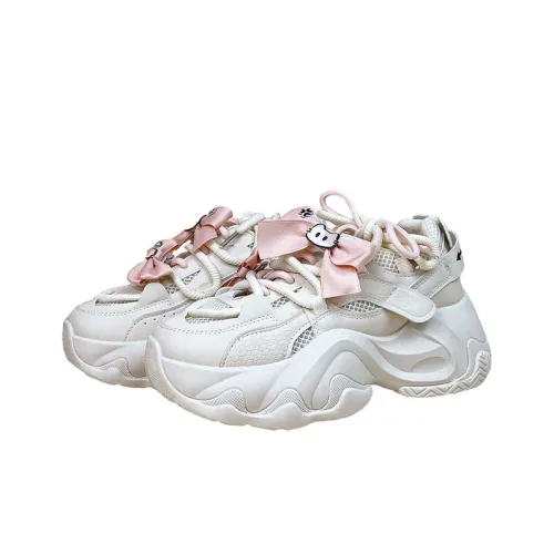 A M Low Топ Толстоподошвенные кроссовки Женские Белые