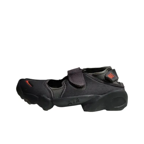 Nike Air Rift Аbrasion Resistant Низкий Топ Повседневная Обувь Унисекс Черный