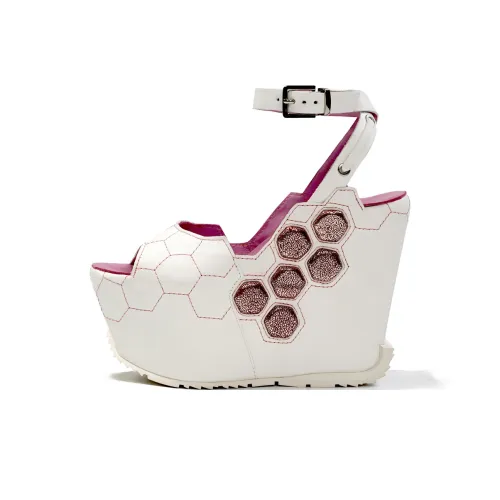 KING PING BY WANG One Ремень Сандалии Женские Белые