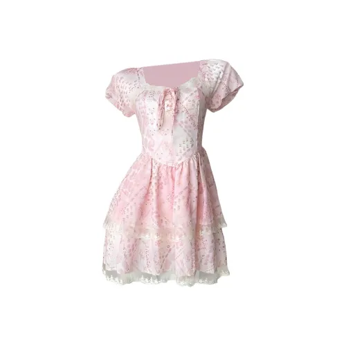 ONE PASS STUDIO Короткий рукав Платье Женское