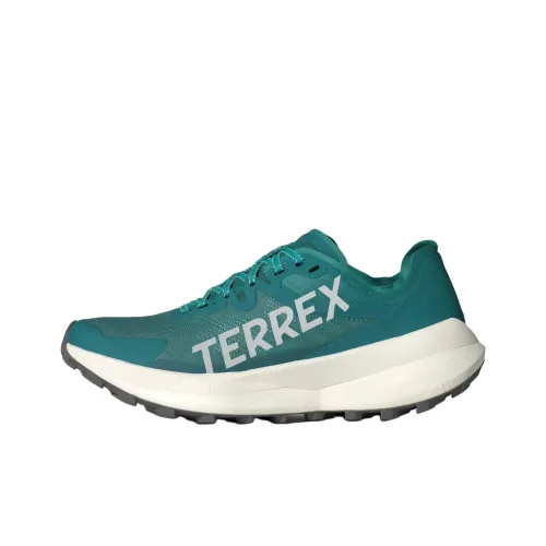 adidas Terrex Agravic Аbrasion Resistant Низкие Кроссовки для Беговых Пути Женские Зеленые