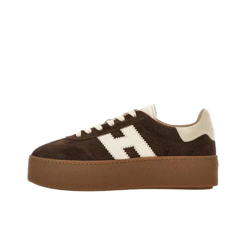 HOGAN Cool Low Top Скейтборд Кроссовки Женские Коричневые