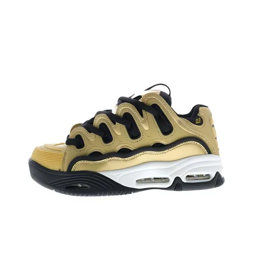 OSIRIS D3 Устойчивые к истиранию Низкие Кроссовки для скейтбординга Мужские Золотые