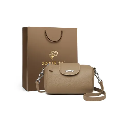 ZOOLER Сумка через плечо из натуральной коровьей кожи сумка обычная женская слоновая серая