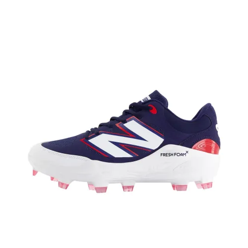 New Balance совместный бренд Fresh Foam 3000v7 Low Верхняя часть топа Высота Устойчивость к истиранию Функциональность Бейсбольные кроссовки Мужской Морской синий