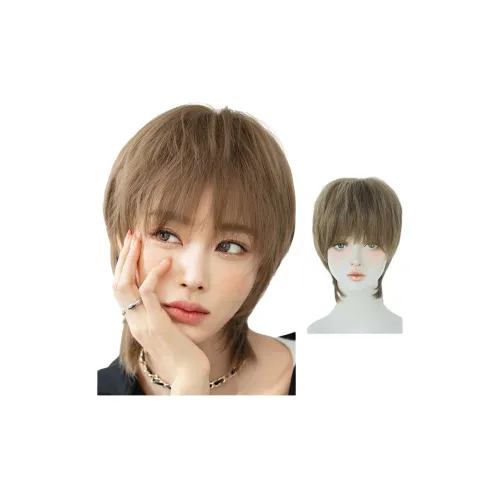 QIJIEHUANGHOU Волк Ласточкин хвост Короткие волосы Парик 35 см