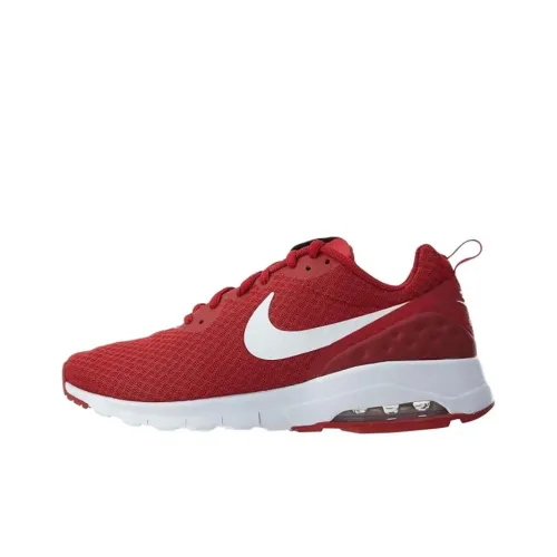 Nike Air Max Motion Abrasion Resistant Низкие Беговые кроссовки Мужские Красные