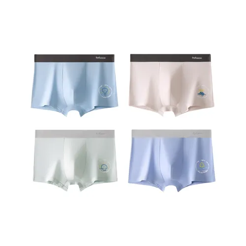 MIIOW Трусы Антибактериальный Кожа Мужской 4 упаковки