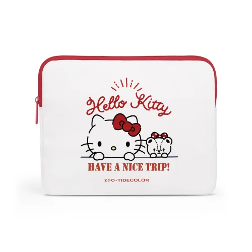 Sanrio Polyester Laptop Bag Women's Ecru