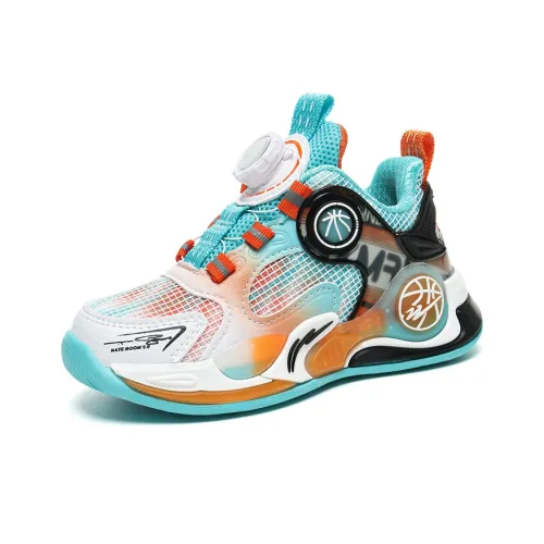 Binary Anti KICK Амортизация Устойчивый к истиранию Легкий Амортизация MID Баскетбольные кроссовки для детей