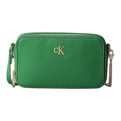 CALVIN KLEIN Переработанный полиуретан Camera Сумка Кошелек Сумка через плечо Стандартный Женские Изумруд
