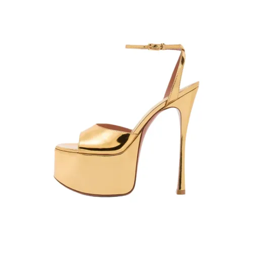 AMINA MUADDI Aya One Ремешок Сандалии 15,5 см Женские Золотые