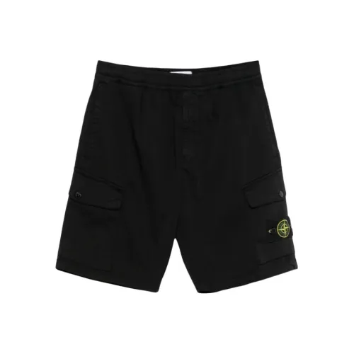 Stone Island Черные Мужские Повседневные Шорты