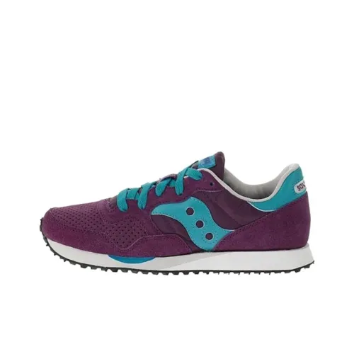 Saucony DXN Trainer Износостойкие Низкие Беговые Кроссовки Женские Фиолетово-Синие