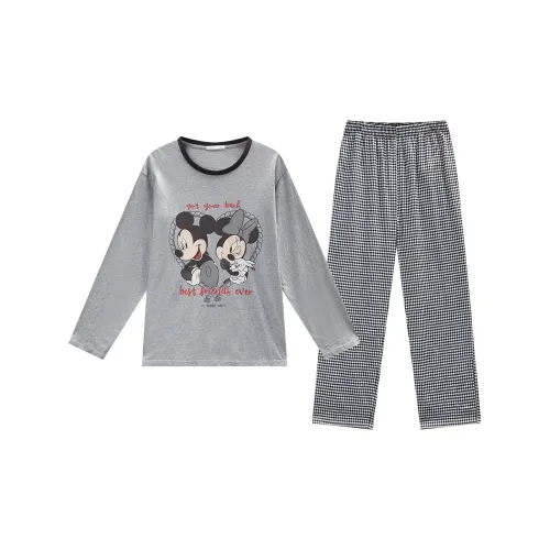 GUKOO Mickey Series Дым Вересковый Серый Мужской Пижамный Комплект