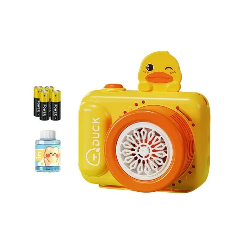 GUOU GOOD Looking Sound And Свет Милый Утка Полностью автоматический Пузырьки Camera Пузырьковые машины