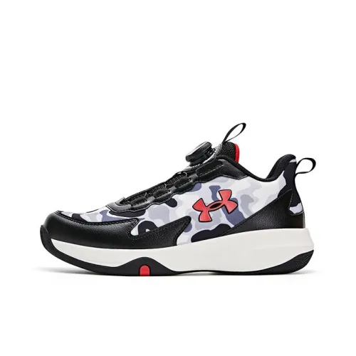 Under Armour Детские баскетбольные кроссовки с низким верхом для школьников