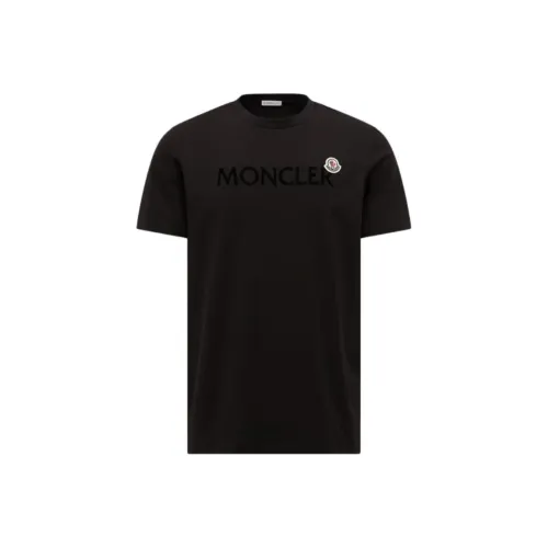MONCLER Мужские черные T-рубашки