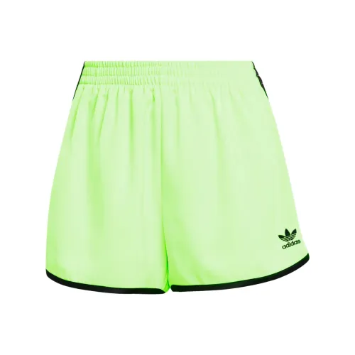 Adidas Originals Повседневные шорты Женские Неоновый зеленый