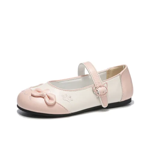 Medd Плоская подошва Туфли Мэри Джейн Женские Розовый