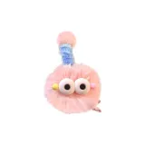 Светло-розовый маленький угольный шарик, заколка для волос