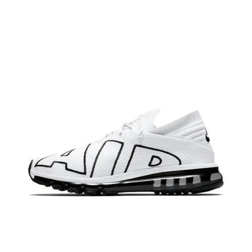 Nike Air Max Flair Аbrasion Resistant Низкие Беговые кроссовки Мужские Белые
