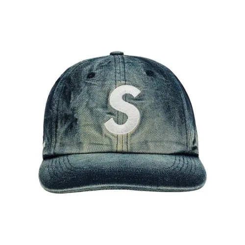Supreme Деним Кепки Унисекс Индиго