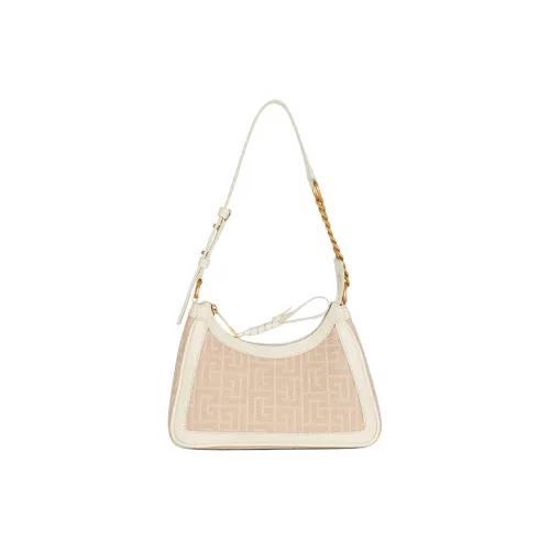 BALMAIN B Army Хлопок Сумка Сумка через плечо Женская Бежевая