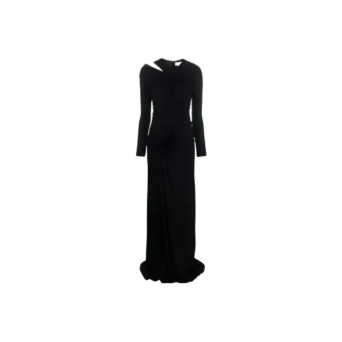 Alexander McQueen Black Женские Длинные Рукава Платья