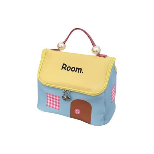 ZHIYIN Дофаминовая одежда Small House Makeup Bag с большой вместимостью портативная и водонепроницаемая дорожная сумка