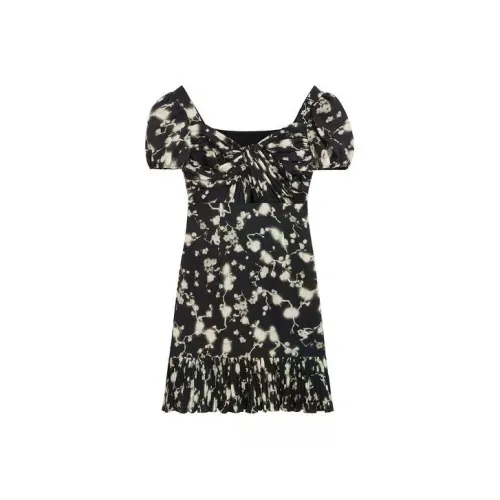 BEBE Короткий рукав платье женское