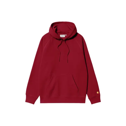 Carhartt WIP Chase Red Men's Sweatshirts Кархартт WIP Чейз Красный Мужские Толстовки