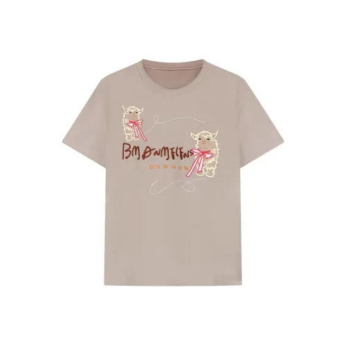 XIAOLIZI Молочно-чайный бежевый женские футболки