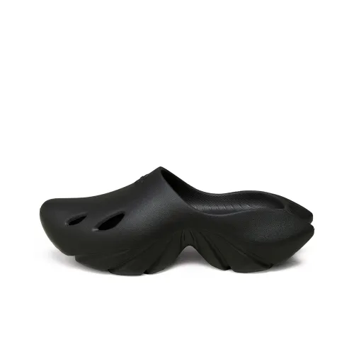 SMFK Тихие Домашние тапочки Женские Графитовый Черный