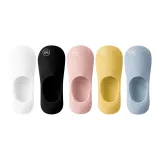 Белый 1 + Черный 1 + Розовый 1 + Имбирно-желтый 1 + Синий 1 [5 пар]