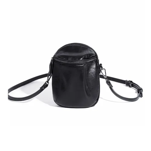 VIHUS Reconstituted Кожа Через плечо Чехол для телефона Сумка на плечо Стандартная Унисекс Черный