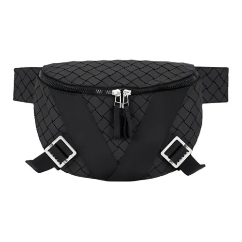 Bottega Veneta Bottega Veneta Luggage Collection Хлопок Монета Кошелек Мужской Черный