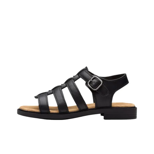 Clarks Trivanni Lu Римские Сандалии 3 см Женские Черные