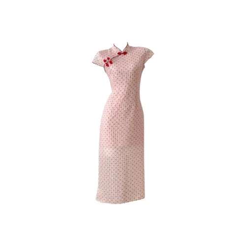 KKX Короткий рукав Платье Женское