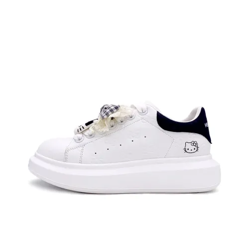 Hello Kitty Low Top Скейтборд Кроссовки Женские Белые Черные