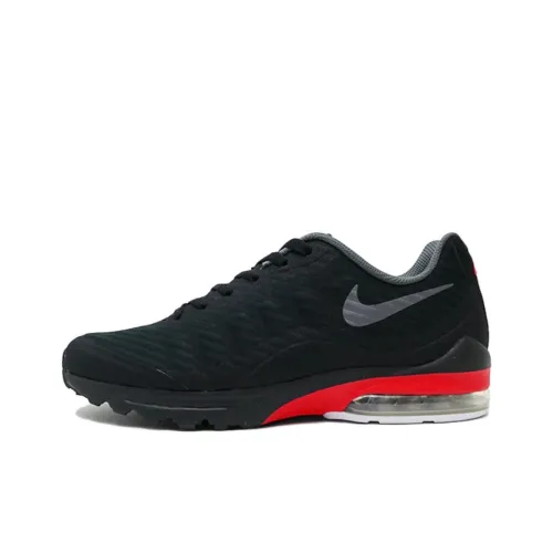 Nike Air Max Invigor Устойчивые к истиранию Низкие Беговые кроссовки Унисекс Черные